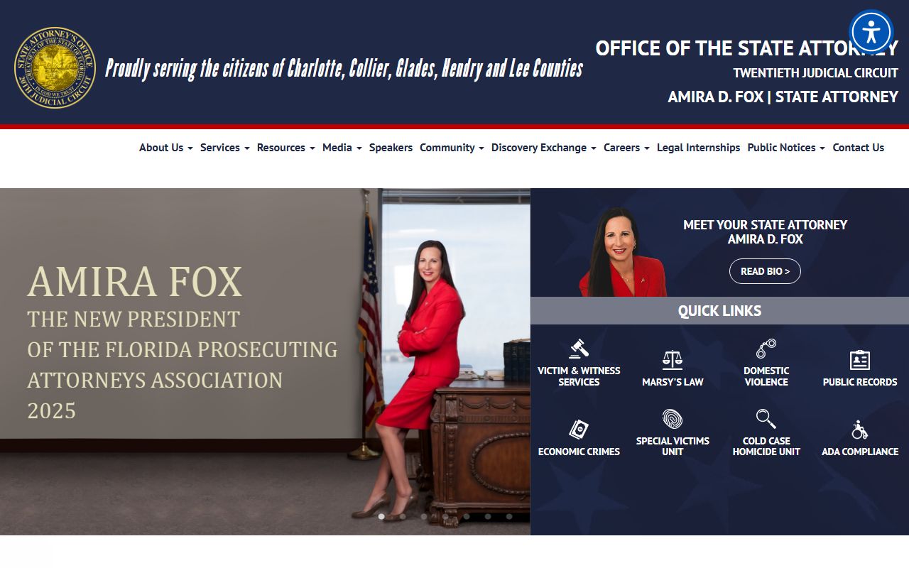 State Attorney Twentieth Judicial Circuit site, the office that files charges after a Hendry County arrest